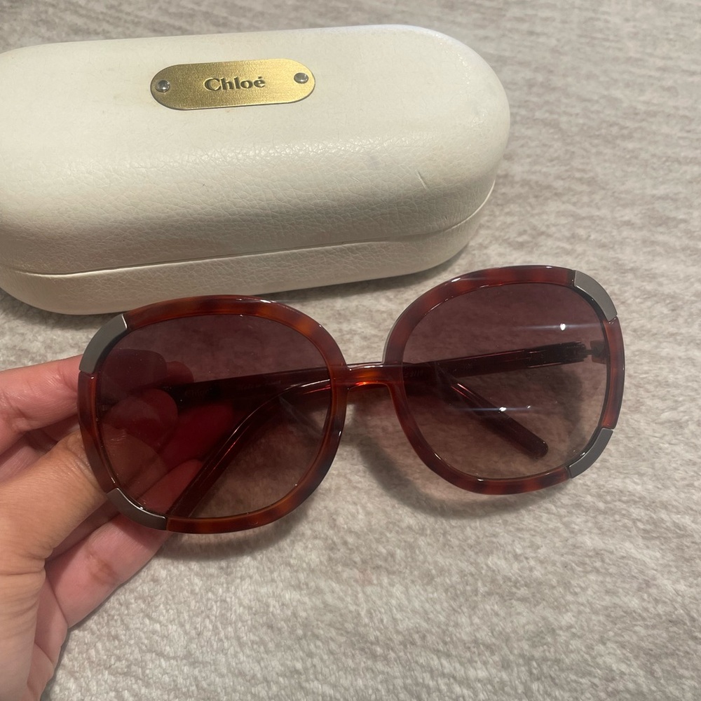 Chloe Oversize Gradient Sunnies ☀️🕶️ LIKE NEW